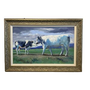 Oil On Board By John Fitzgerald